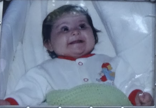 Shaani as a baby